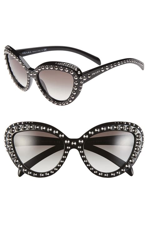 prada cateye eyeglasses|prada sunglasses black and white.